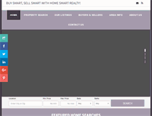 Tablet Screenshot of homesmartrealty.net